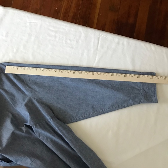 WOMAN WITHIN Cotton Denim Button Down Shirt Long Sleeve Women’s Plus Size 4X - Picture 13 of 14